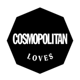 Image of the "Cosmopolitan Loves" logo featuring the recognizable Cosmopolitan branding, indicating a product or brand endorsed and recommended by Cosmopolitan magazine