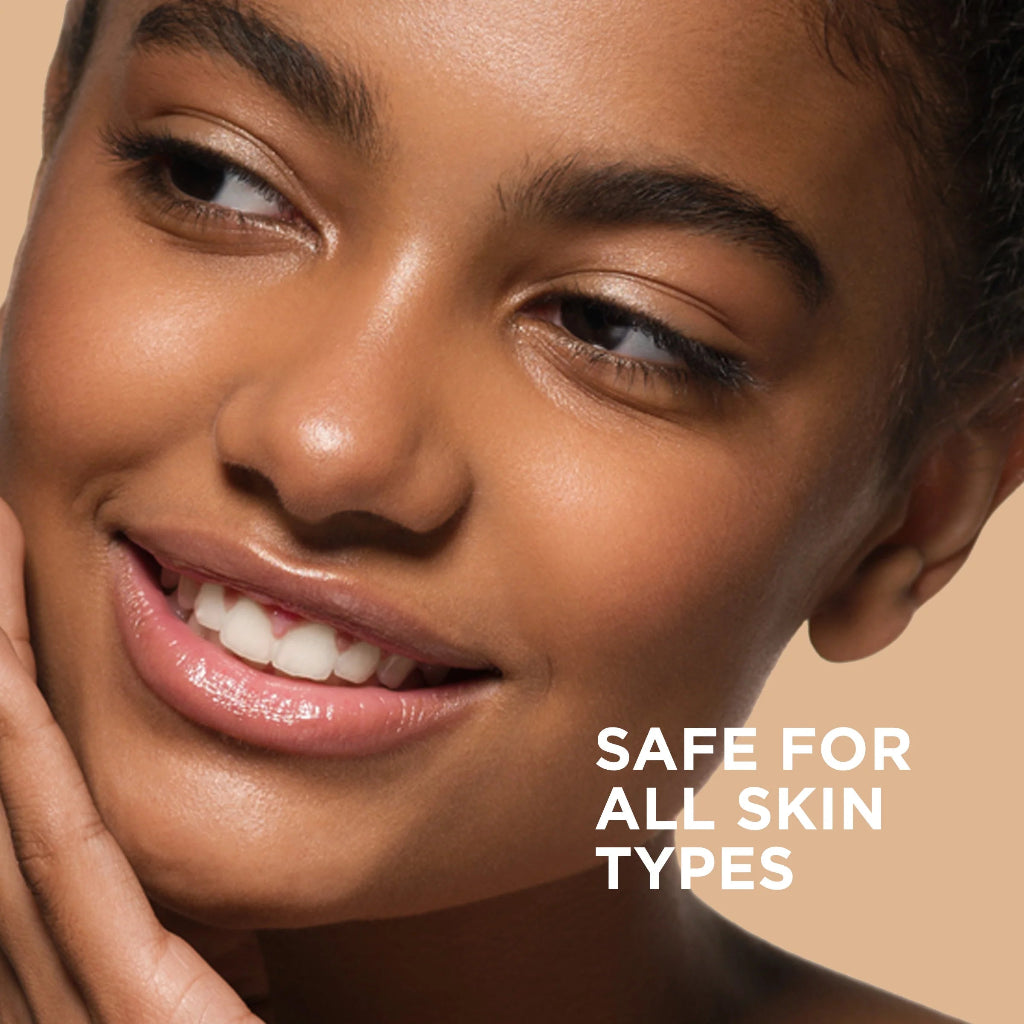 Dark-toned woman using EltaMD Skin Recovery products – gentle skincare routine safe for all skin types, tones, and sensitive skin