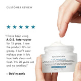 Customer review of SkinCeuticals A.G.E. Interrupter Advanced sharing personal experience and visible results