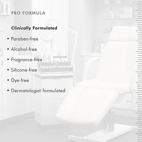 Image displaying certifications and clinical validations for SkinCeuticals Cell Cycle Catalyst, highlighting its dermatological testing, safety for all skin types, and proven efficacy in improving skin texture and radiance.