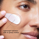 Swatch of SkinCeuticals Daily Moisture on medium skin showing lightweight texture and finish