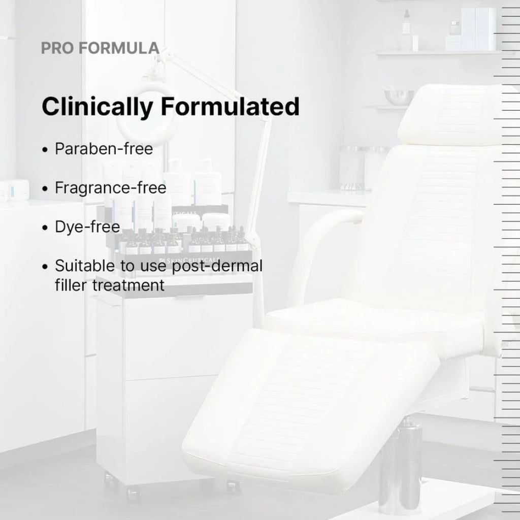 Certifications for SkinCeuticals H.A. Intensifier Multi-Glycan serum – includes dermatologist tested, paraben-free, and clinically proven efficacy for improving skin hydration and firmness