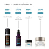 SkinCeuticals H.A. Intensifier Multi-Glycan serum in a PM skincare routine – used after cleansing and before night cream to support overnight skin hydration, firmness, and visible plumpness