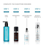 SkinCeuticals Metacell B3 included in a 4-step evening skincare regimen to target early signs of aging