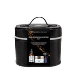 The Skinceuticals Holiday The Hydration System Set displayed with its retail black bag packaging
