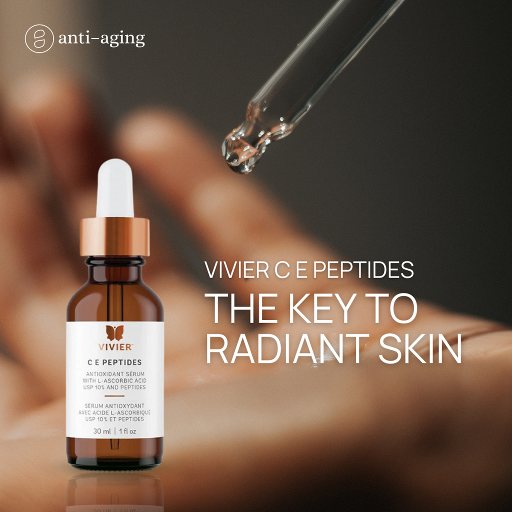 Vivier C E Peptides serum dropper for glowing skin, hydration and radiance