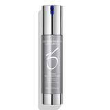 Product image of ZO Retinol Skin Brightener 1.0% in sleek silver and blue packaging, designed to target stubborn dark spots, uneven skin tone, and rough texture with high-potency retinol for advanced brightening and skin renewal.