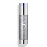 Product image of ZO Retinol Skin Brightener 0.5% in sleek silver and blue packaging, formulated to visibly improve skin tone, fade dark spots, and smooth texture with moderate-strength retinol for effective brightening.