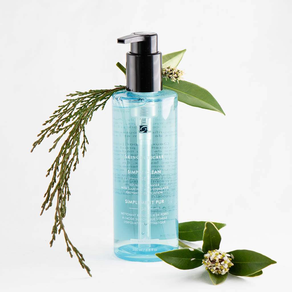 SkinCeuticals Simply Clean uses several botanical extracts like chamomile and aloe for softening and calming properties