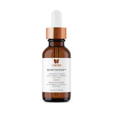 Vivier QuintiSerum bottle showcasing the powerful anti-aging serum formulated with 15% Vitamin C, Vitamin E, and peptides to boost collagen production and improve skin elasticity for a youthful, radiant complexion