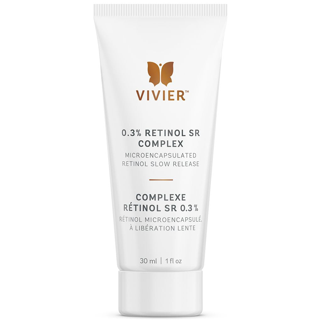 Vivier Retinol 0.3% anti-aging serum in elegant packaging, a powerful skincare treatment for smoother, youthful-looking skin
