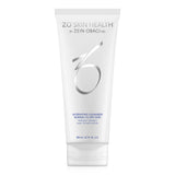 ZO Skin Health Hydrating Cleanser for normal to dry skin, 200 mL tube with silver and blue branding on a white background