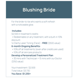 Bridal Package - Blushing Bride