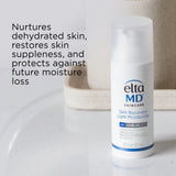 EltaMD Skin Recovery Light Moisturizer nurturing dehydrated skin – restores moisture balance, calms irritation, and supports a healthy skin barrier