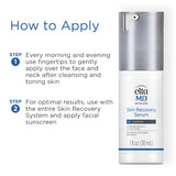 How to apply EltaMD Skin Recovery Serum – smooth onto clean skin before moisturizer to calm, hydrate, and strengthen the skin barrier
