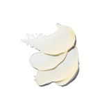 Hydrinity Luxe Lip hydrator swatch/cream for lips on white background