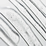 Close-up of the Hydrinity Prelude Facial Treatment Cleanser gel swatch and texture with small bubbles