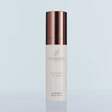 Hydrinity Restorative HA Serum bottle on light blue background, advanced hydrating serum