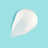 White swatch of the Neocutis Neo Cleanse Gentle Cleanser on a light blue background