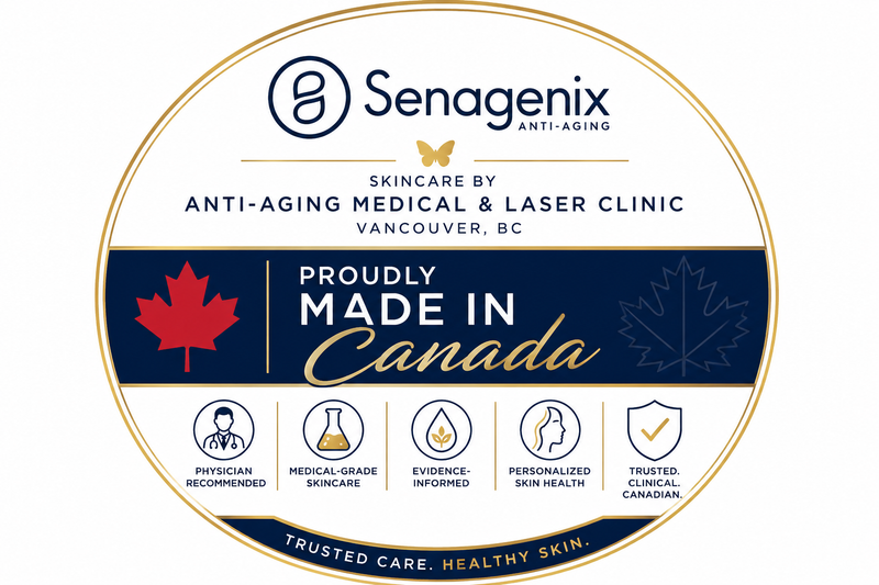 🇨🇦 Proudly Canadian
Chosen by Senagenix
The Skincare Department of Anti-Aging Medical & Laser Clinic
Medical-Grade Skincare