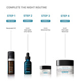 SkinCeuticals A.G.E. Interrupter Ultra Serum integration for a 4 step night routine on a white background