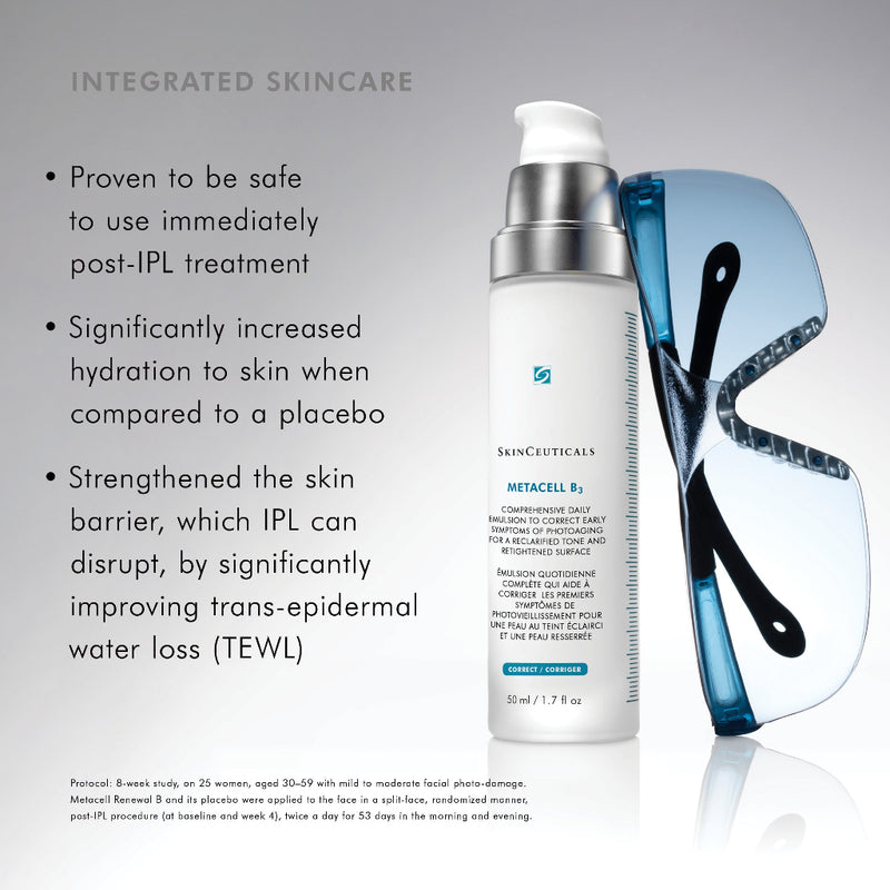SkinCeuticals Metacell B3 shown as part of an integrated skincare routine for early signs of aging