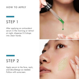 How to apply SkinCeuticals Phyto Corrective Gel in 2 steps – dispense a few drops and gently pat onto clean face, focusing on areas of redness or sensitivity before moisturizer.