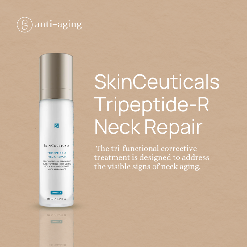 SkinCeuticals Tripeptide-R Neck Repair anti-aging neck cream available at Anti-Aging Medical & Laser Clinic in Vancouver