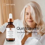 Vivier Quintiserum this advanced serum is a powerful blend of 15% Vitamin C, Vitamin E, and 5 peptides designed to elevate your skincare routine and rejuvenate your complexion