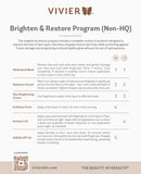 Vivier Brighten & Restore Program NON-HQ complete skincare routine for day and night