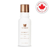 Vivier crème 67 bottle with gold cap on a white background, featuring a 'Made in Canada' label.