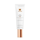 Vivier Sunscreen Sheer SPF 45 – Lightweight, Broad-Spectrum UV Protection