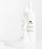 Vivier Ultra Foaming Cleanser dispensing rich foam, illustrating its self-foaming action for deep cleansing