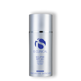 Skincare bottle labeled 'iS Clinical Eclipse SPF50' on a white background