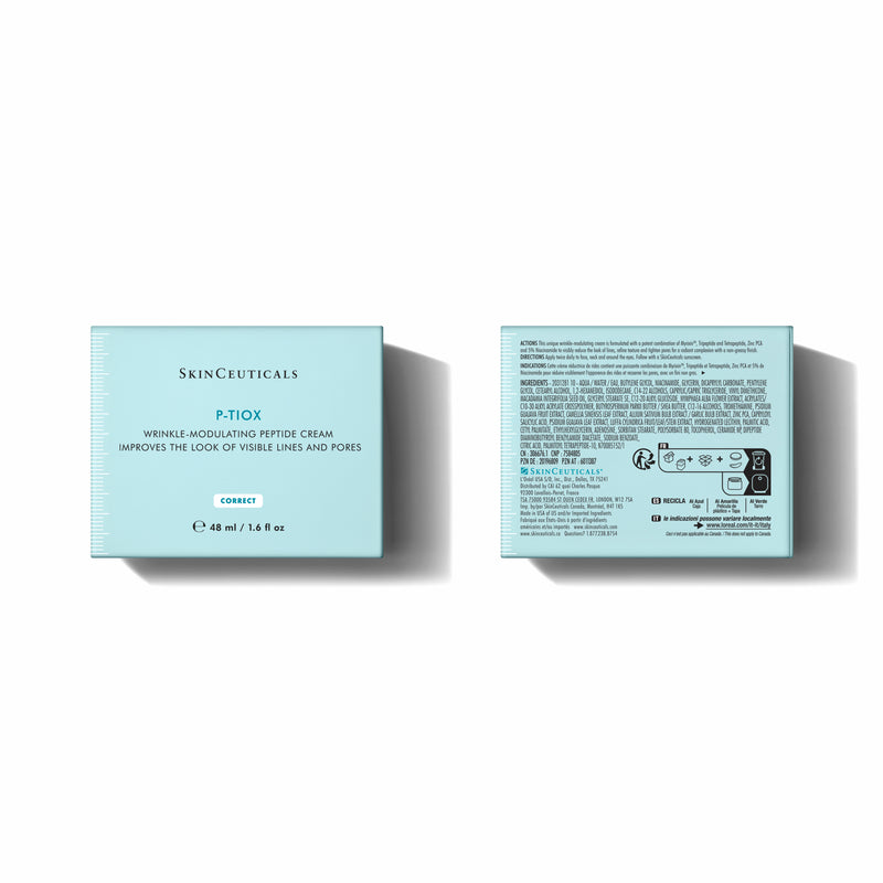 SkinCeuticals F-TiOX skincare product packaging on a white background