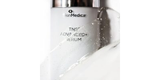 Close-up of SkinMedica TNS Advanced+ Serum bottle, featuring advanced growth factor technology for anti-aging, skin renewal, and a youthful glow.