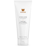 Vivier Vitamin C Scrub in a clean, sleek container, showcasing the gentle exfoliating beads and brightening formula that rejuvenates and hydrates skin